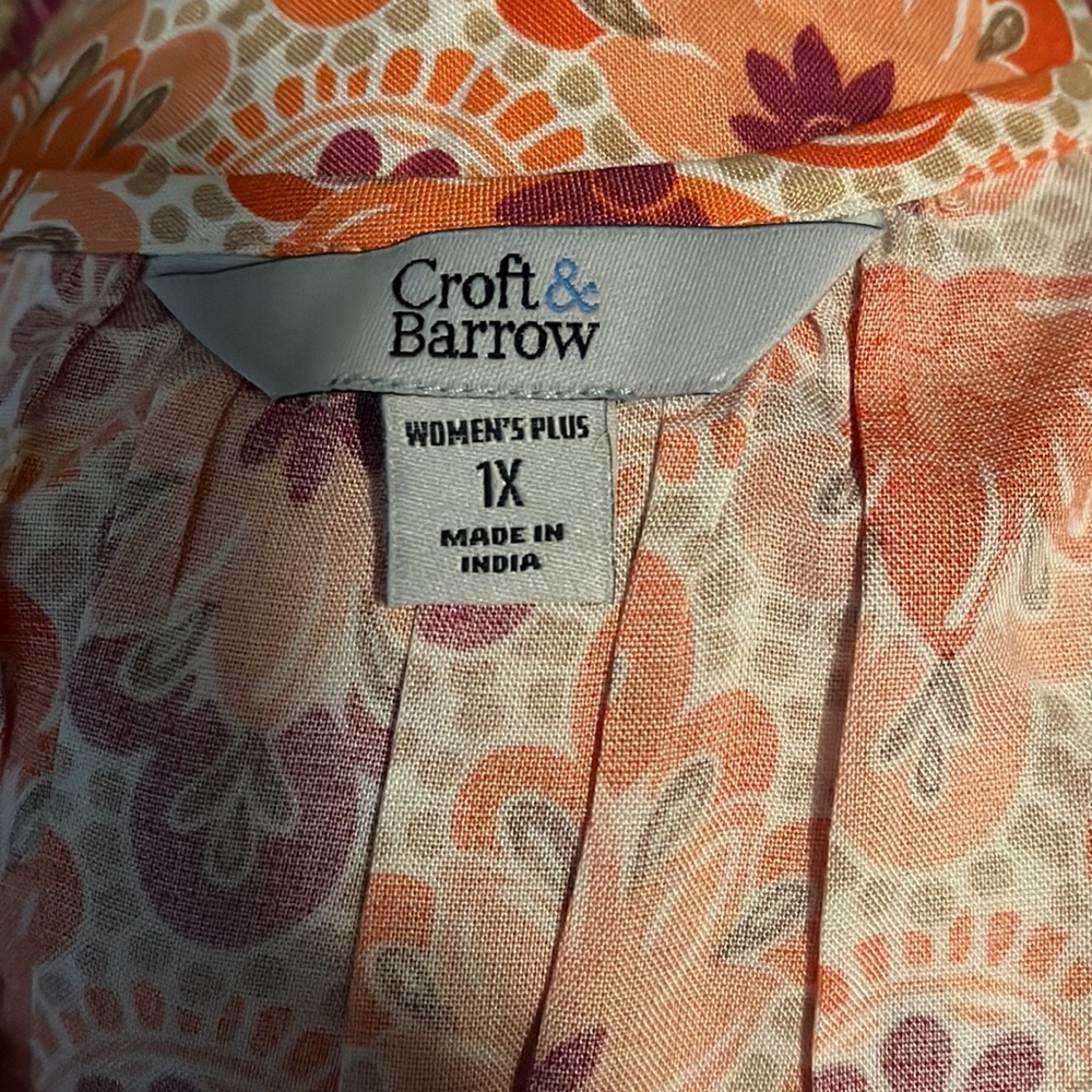 Croft & Barrow floral tank top - Picture 2 of 2